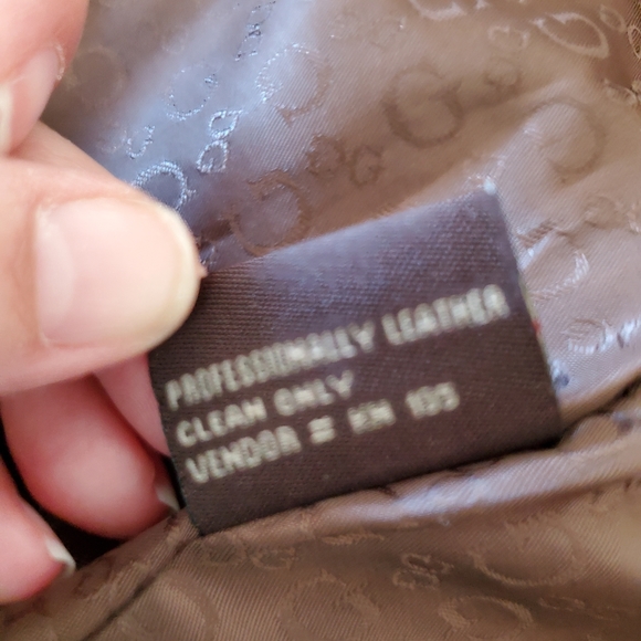 Vintage Leather Guess Brown Jacket - Picture 9 of 16